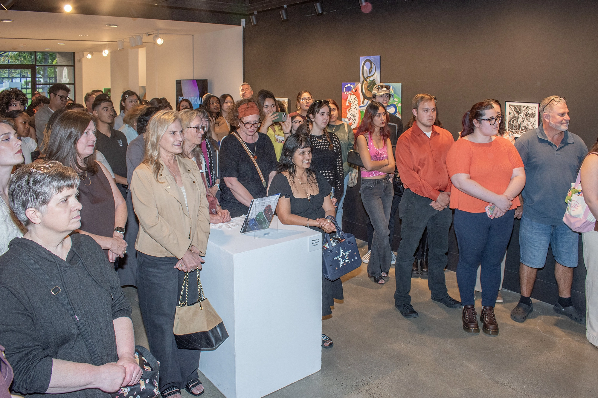Reception photo of 2D+3D+ Awards.